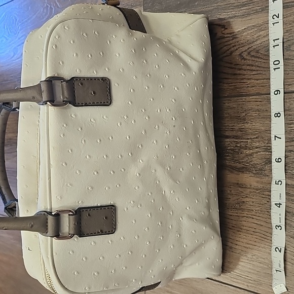 Guess, Cream, Y2k, Vintage, Brown, Handbag, Purse, Casual, Summer - Picture 7 of 9
